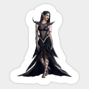 Goth Girl Sticker